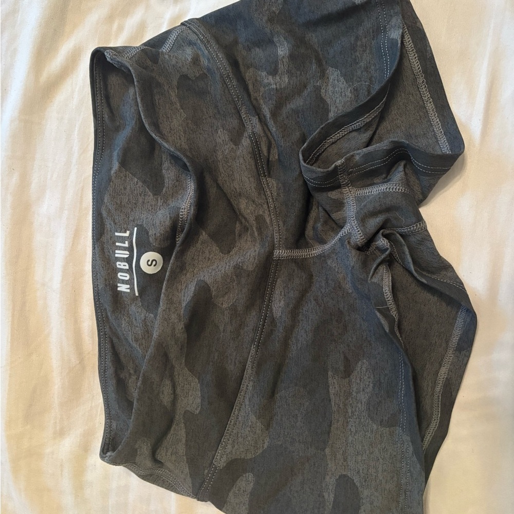 NOBULL Charcoal Camo Athletic Shorts